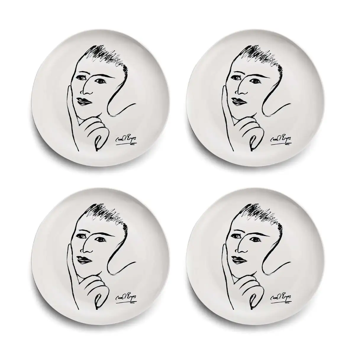 DINNER PLATE SET OF 4 - distant memory