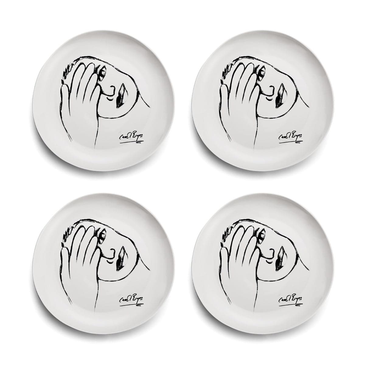 Dinner Plate Set Of 4 - Just A Minute!