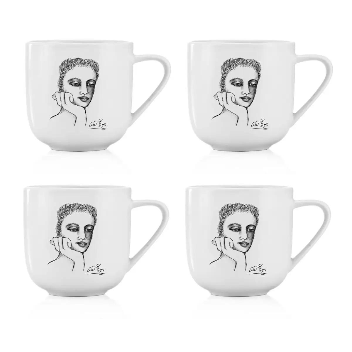 MUG SET OF 4 - just a thought
