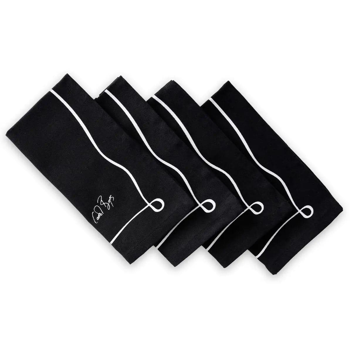 Napkin Set Of 4 - Well Framed - Black