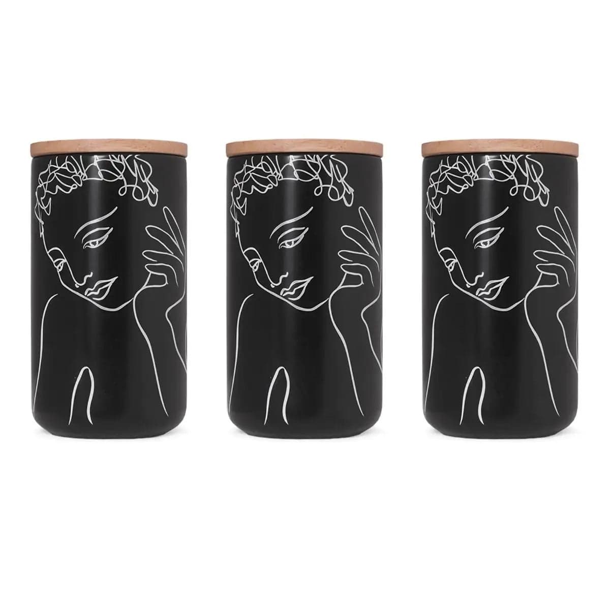 Canister Large Set Of 3 - Reminisce