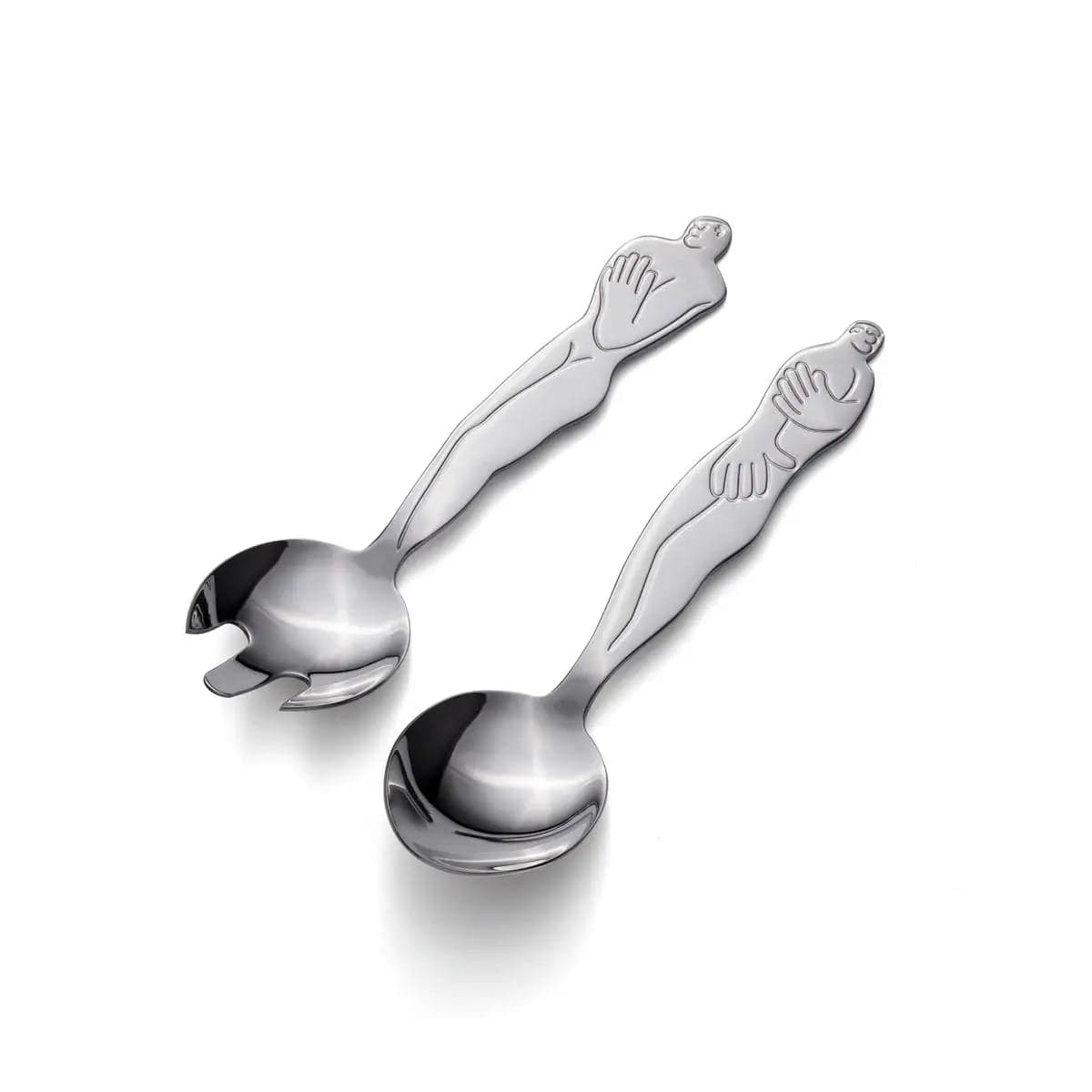 Salad Servers Small - Woman Man