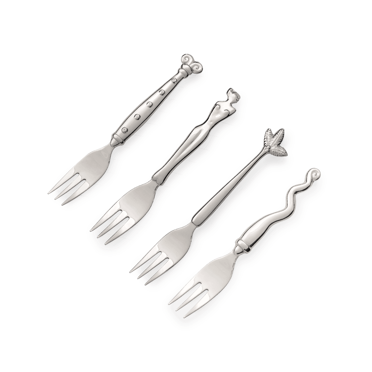 CAKE FORK SET OF 4 - heritage mix