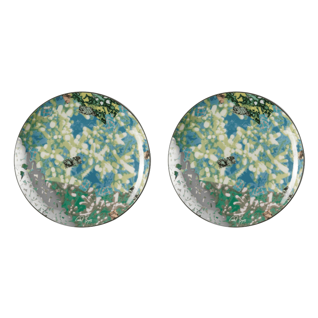Side Plate Set Of 2 - Verdant