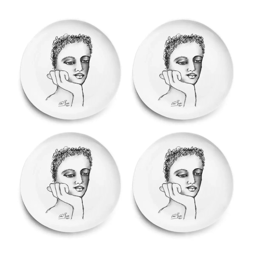 Dinner Plate Set Of 4 - Just A Thought