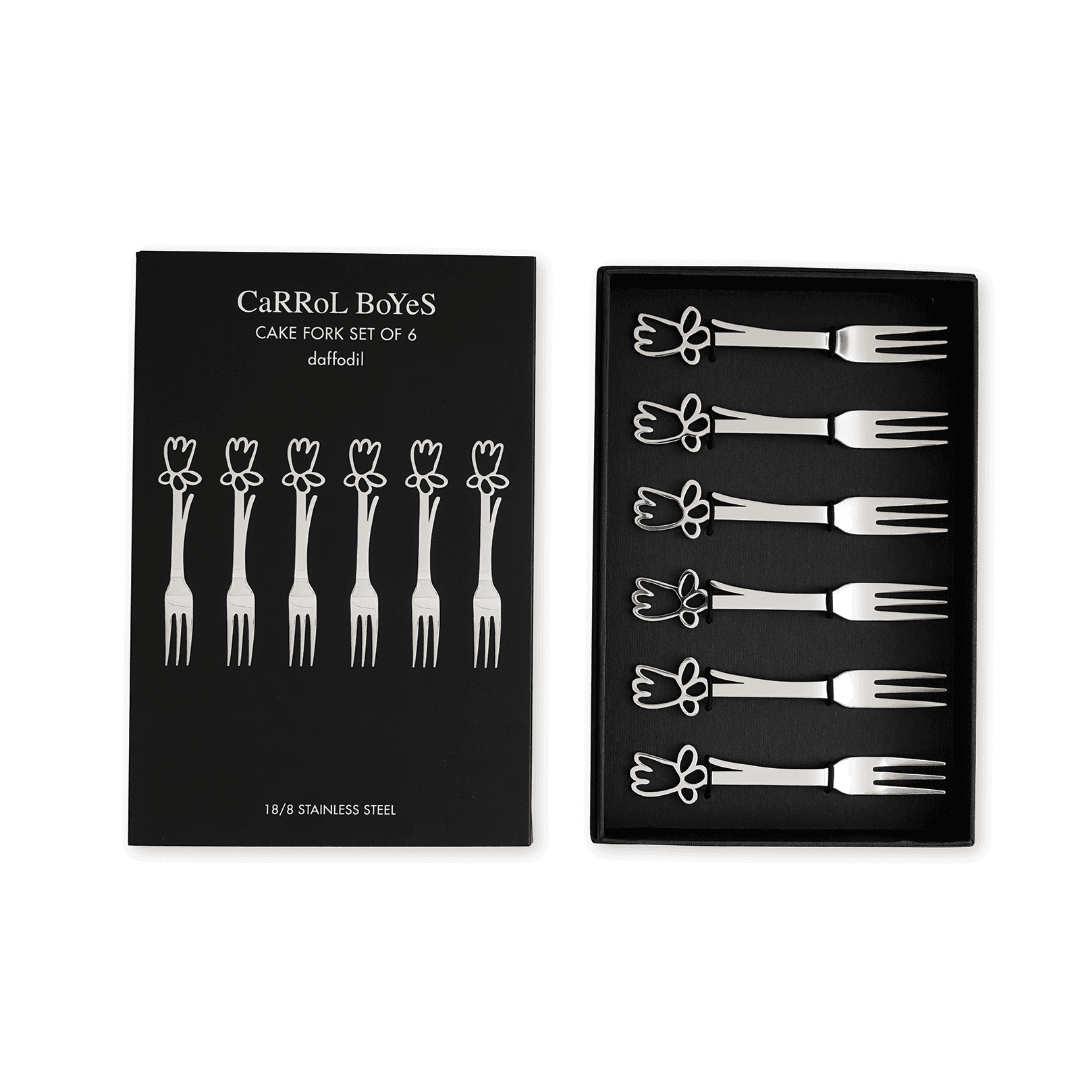 Cake Fork Set Of 6 - Daffodil