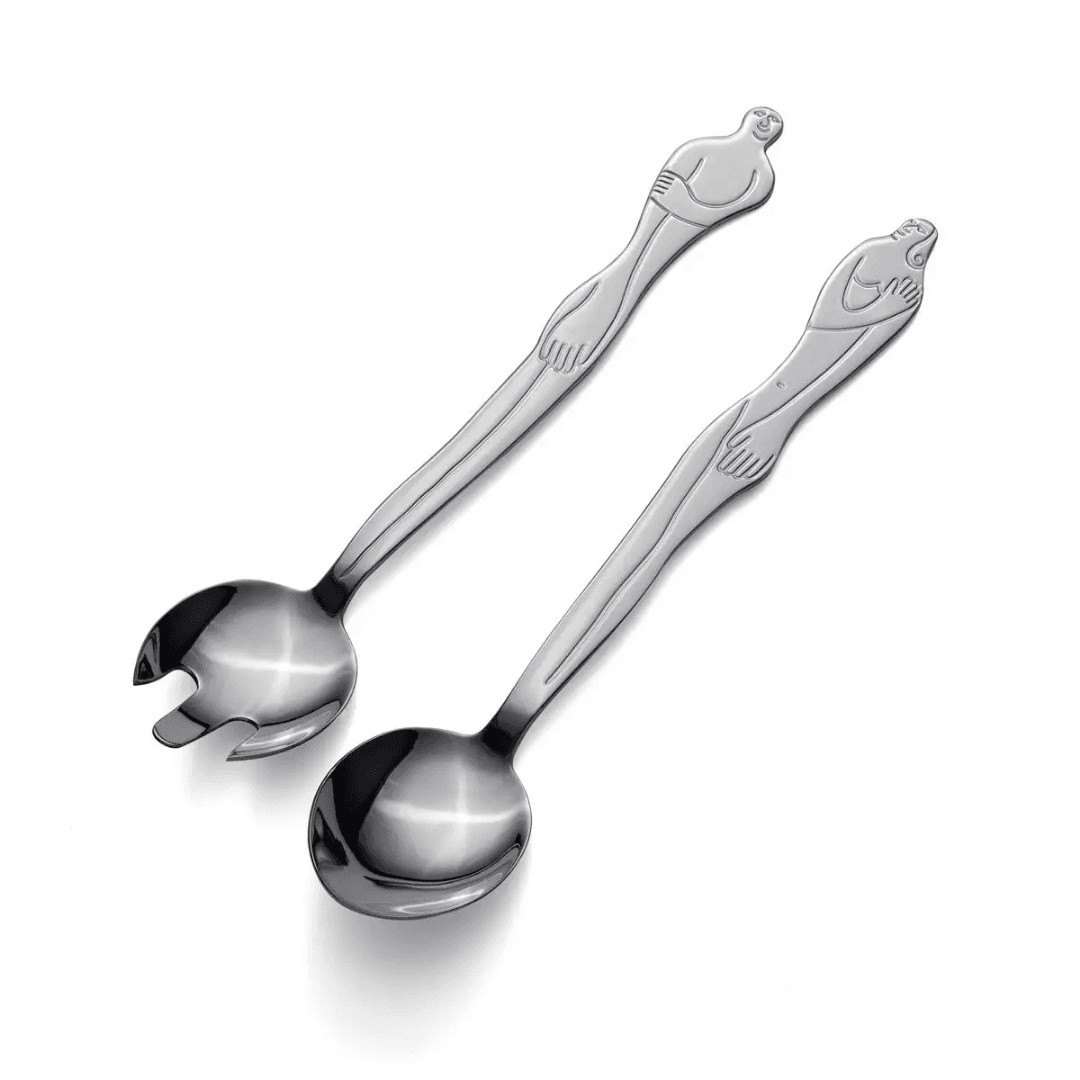 Salad Servers - Woman Man