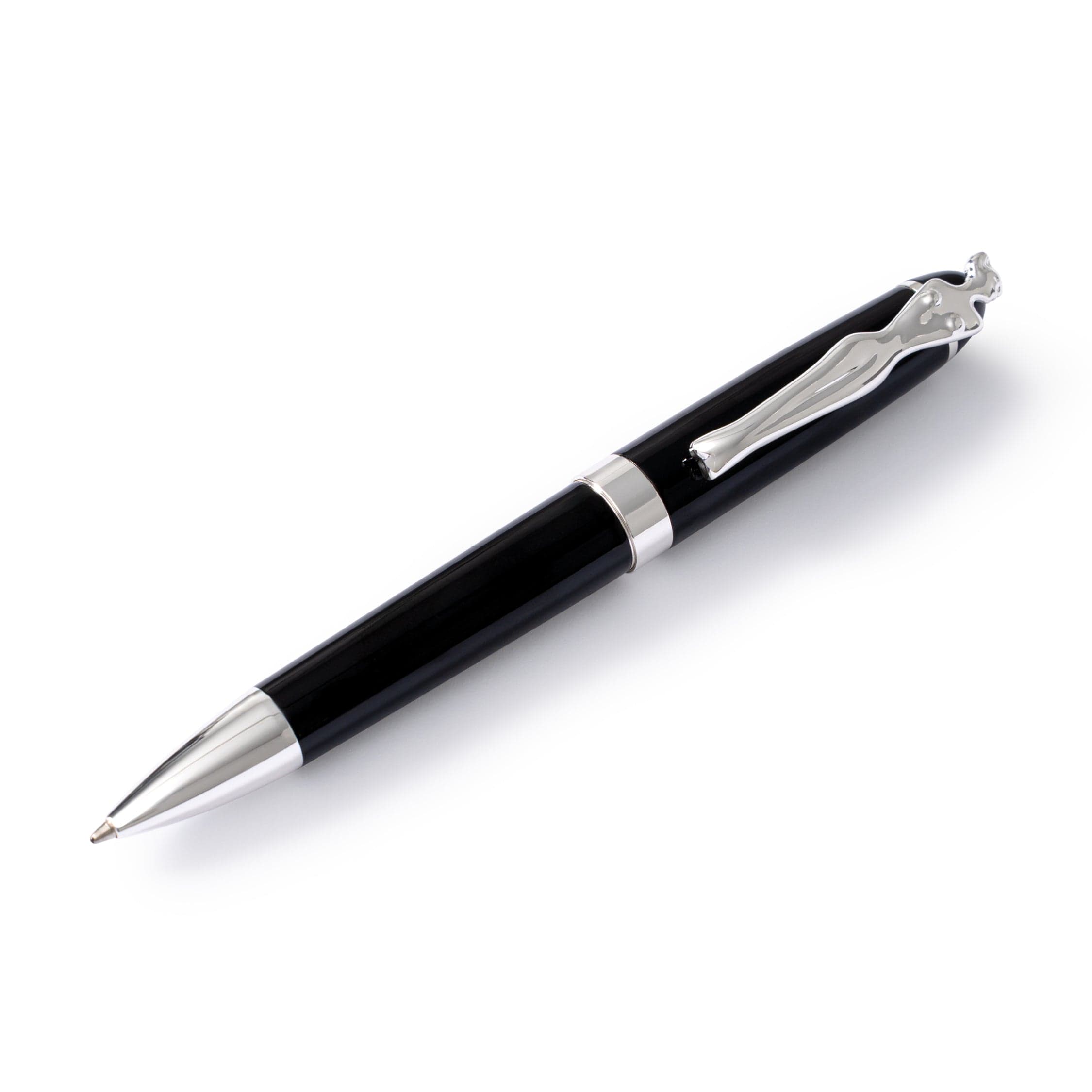Ballpoint Pen - Woman - Silver - Black