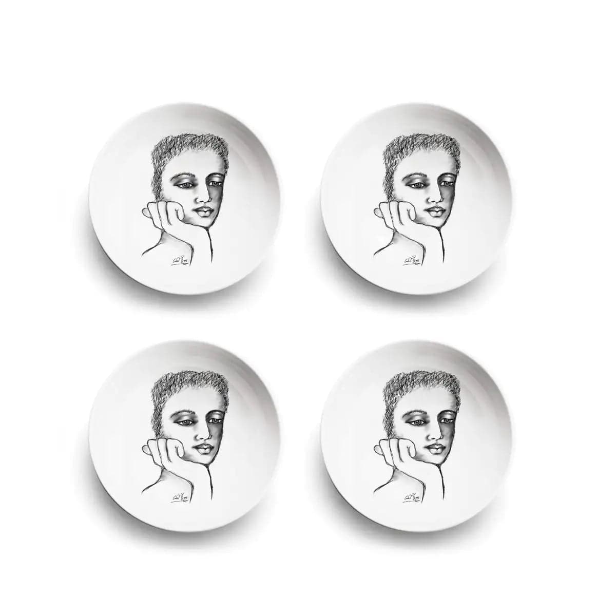 Cereal / Soup Bowl Set Of 4 - Just A Thought
