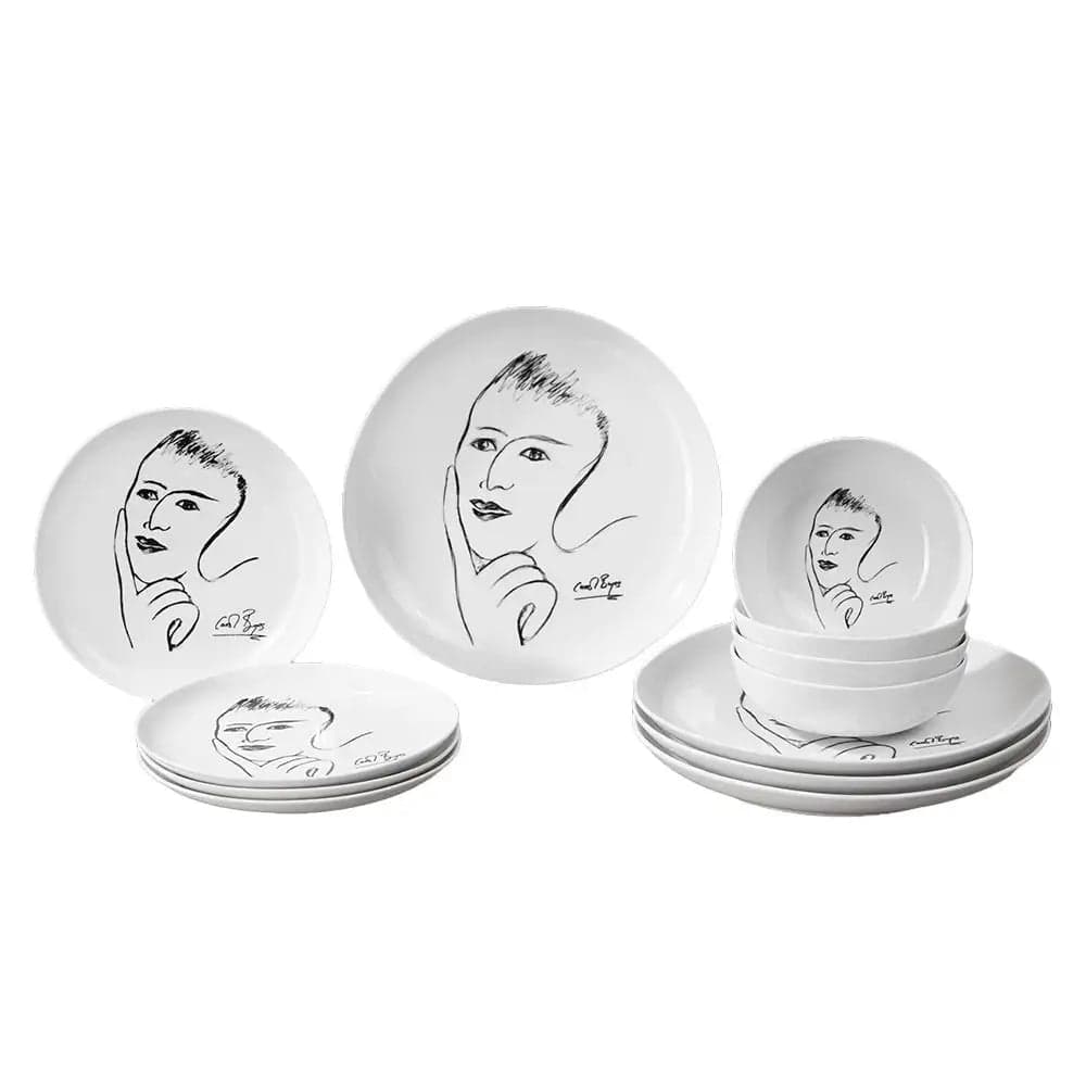 Dinnerware 12Pc Set - Distant Memory