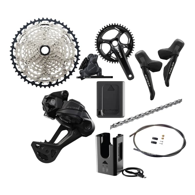 SHIMANO GRX RX717 Di2 12-Speed Wireless Groupset (w/ Dummy Lever)
