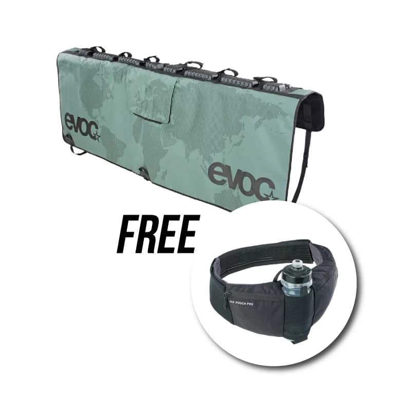 EVOC Tailgate Pad Olive - Combo Deal