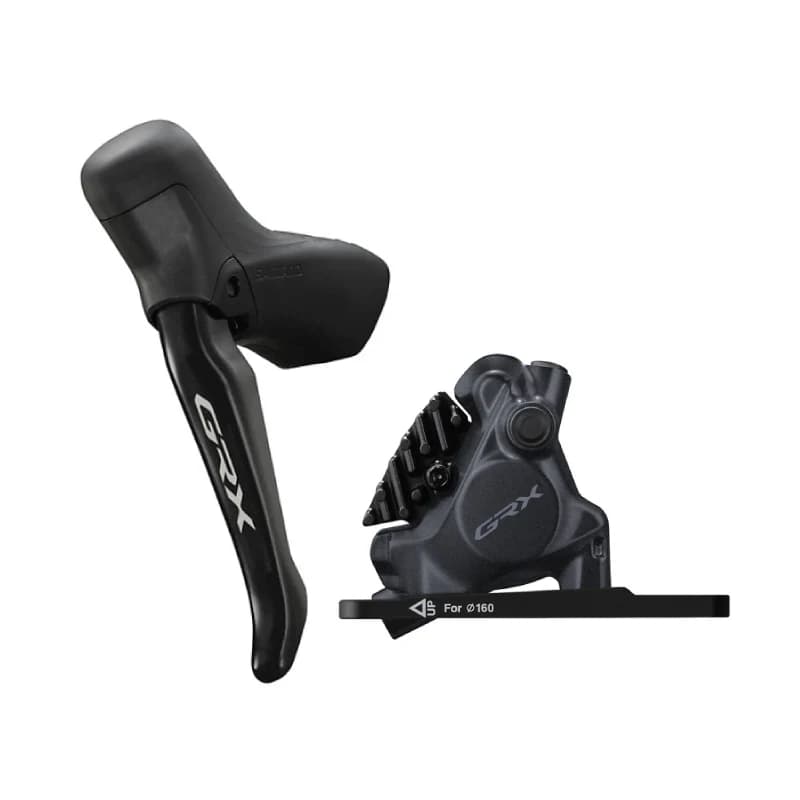 SHIMANO GRX BLRS717 Left / Front Dummy Shifter + BRRX410 Disc Brake Calliper
