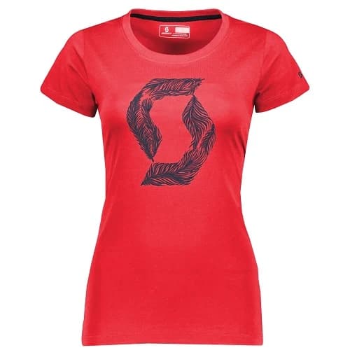 SCOTT 10 Feather Icon Short Sleeve Ladies Tee