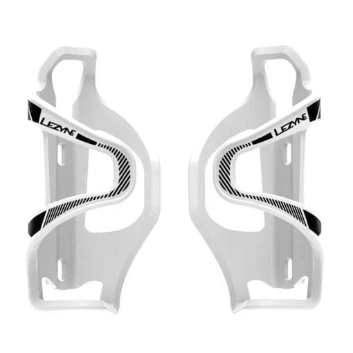LEZYNE Flow Side Bottle Cage (White)