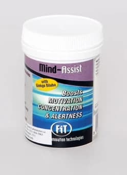 FiT Mind Assist Exercise Motivator & Concentration Improver (60 caps)