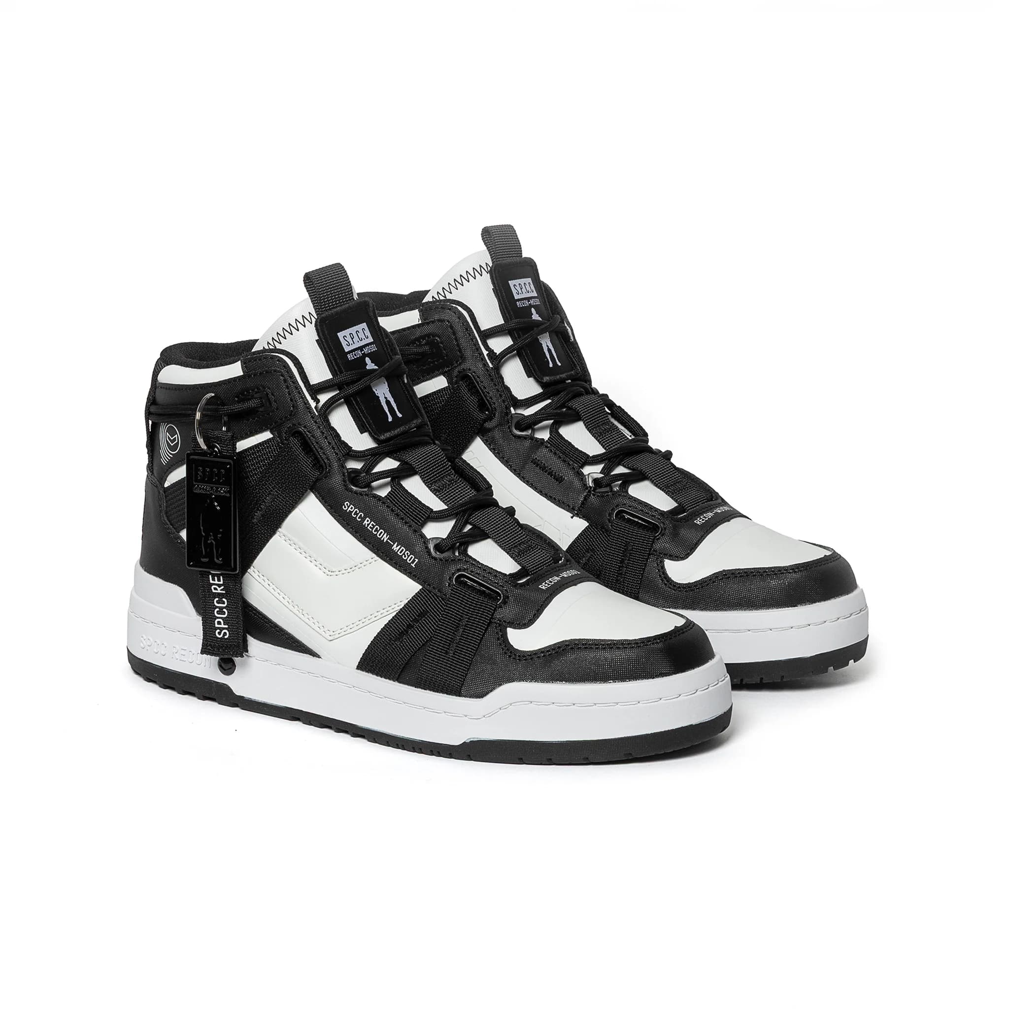 Recon Tau Hi Sneakers - Black/White