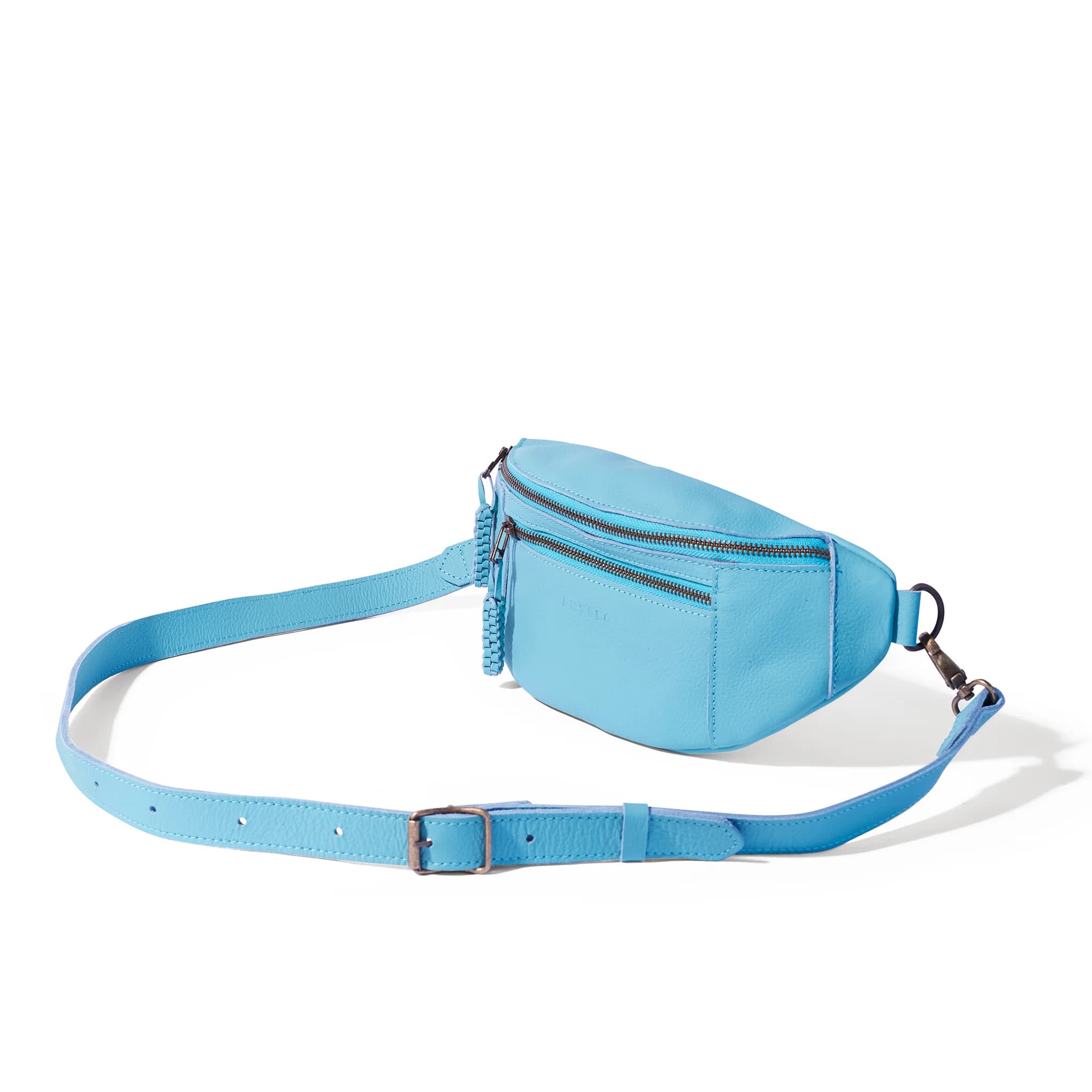 River adjustable leather moon-bag - MINOR FLAW