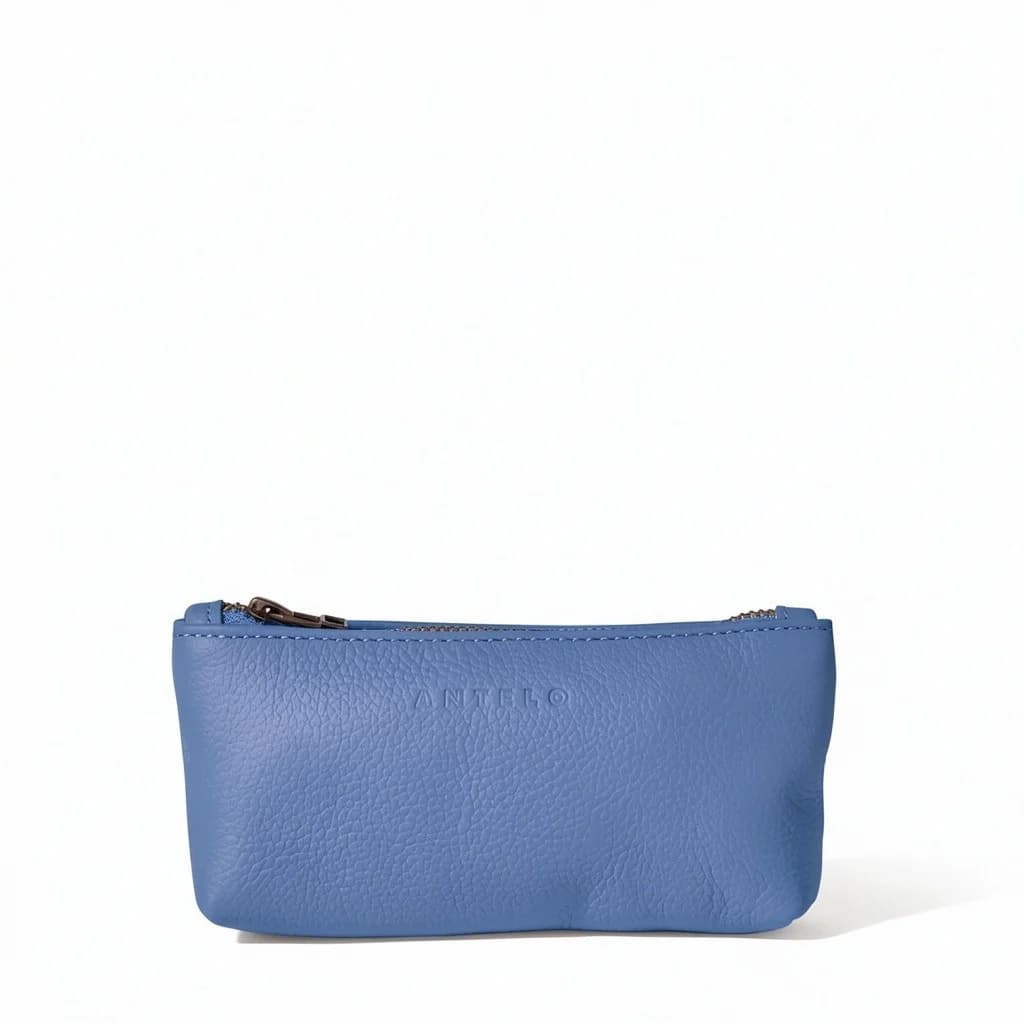 Sofia leather zip pouch - End of Season