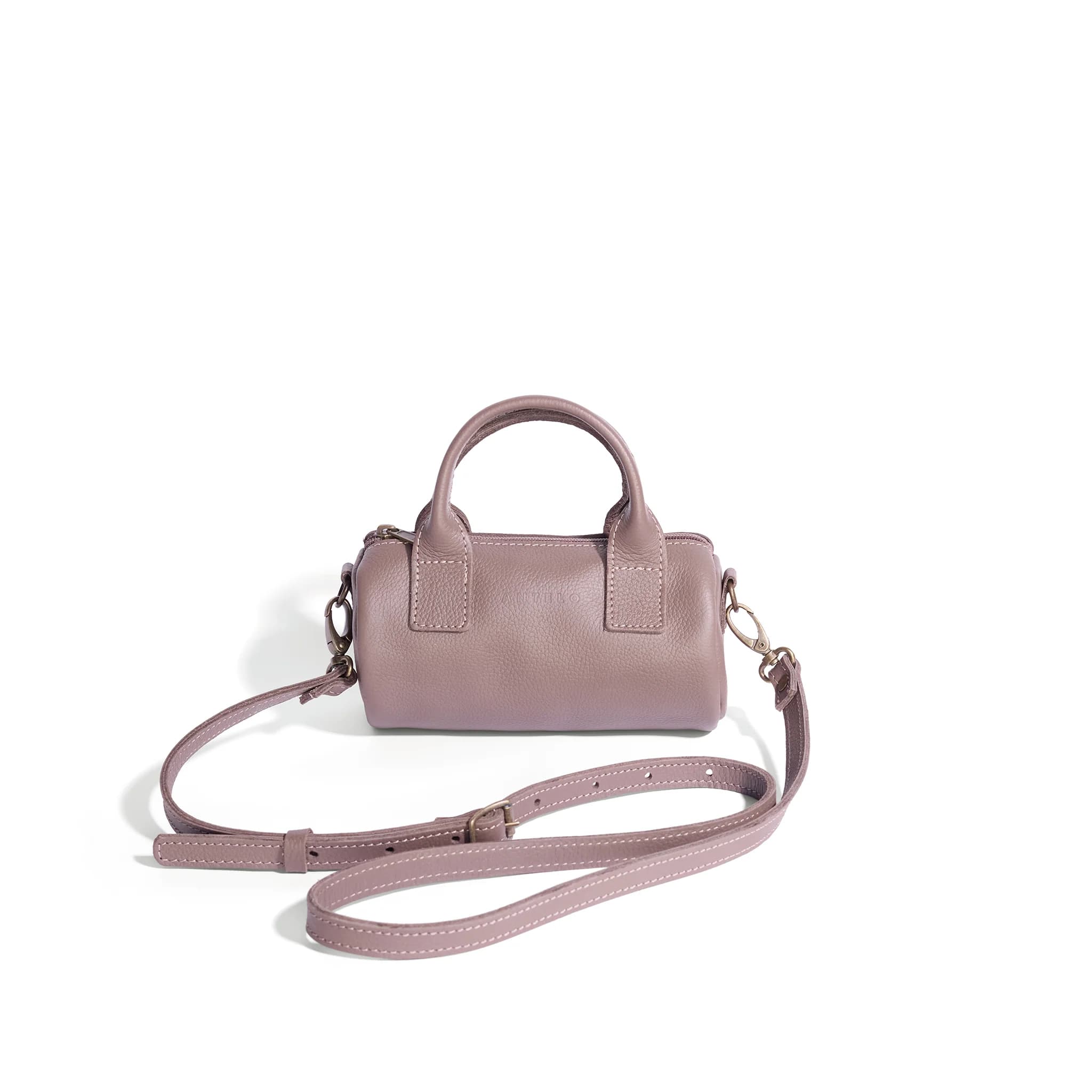 Indo leather mini barrel crossbody - End of Season