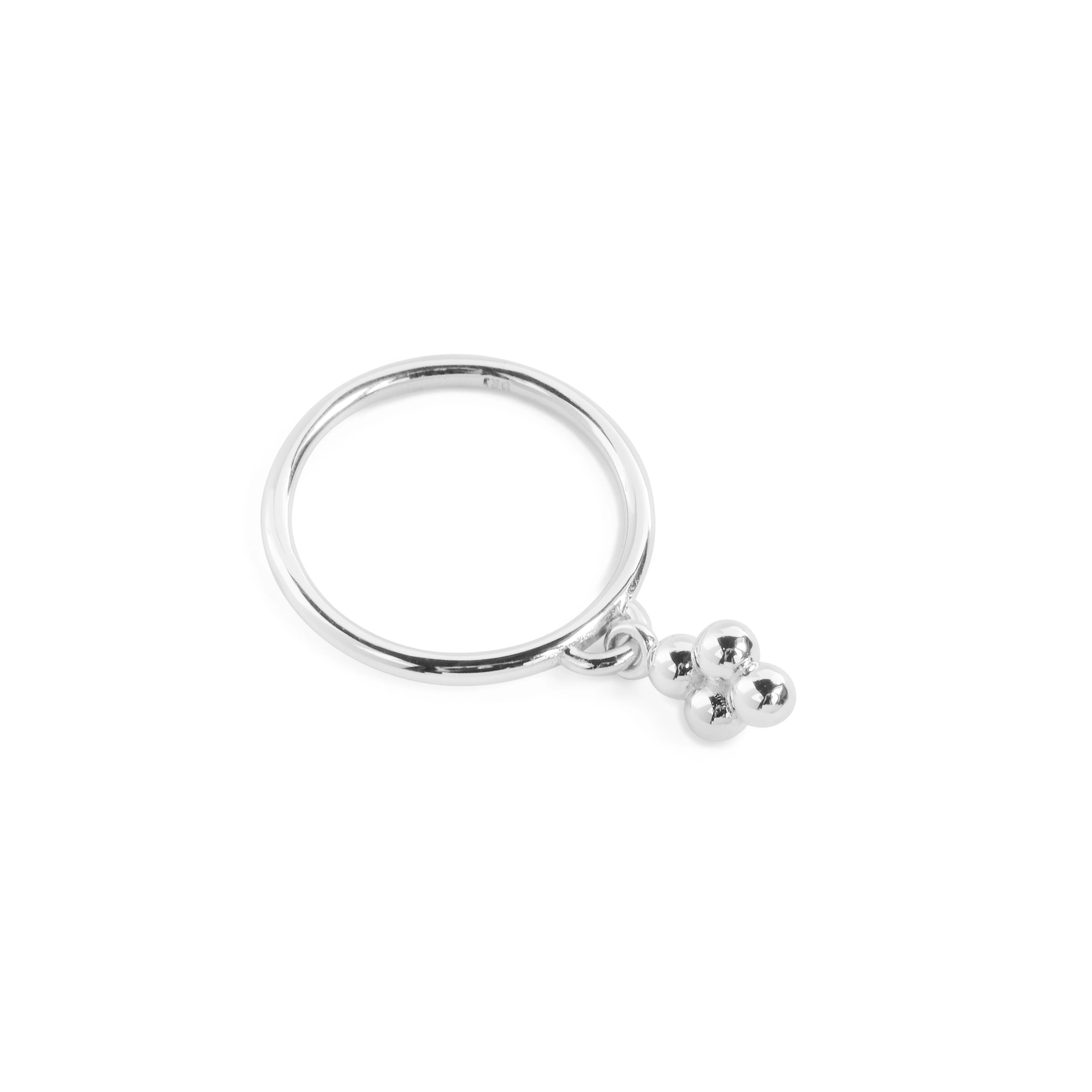 The Quattuor Charm Ring in Silver