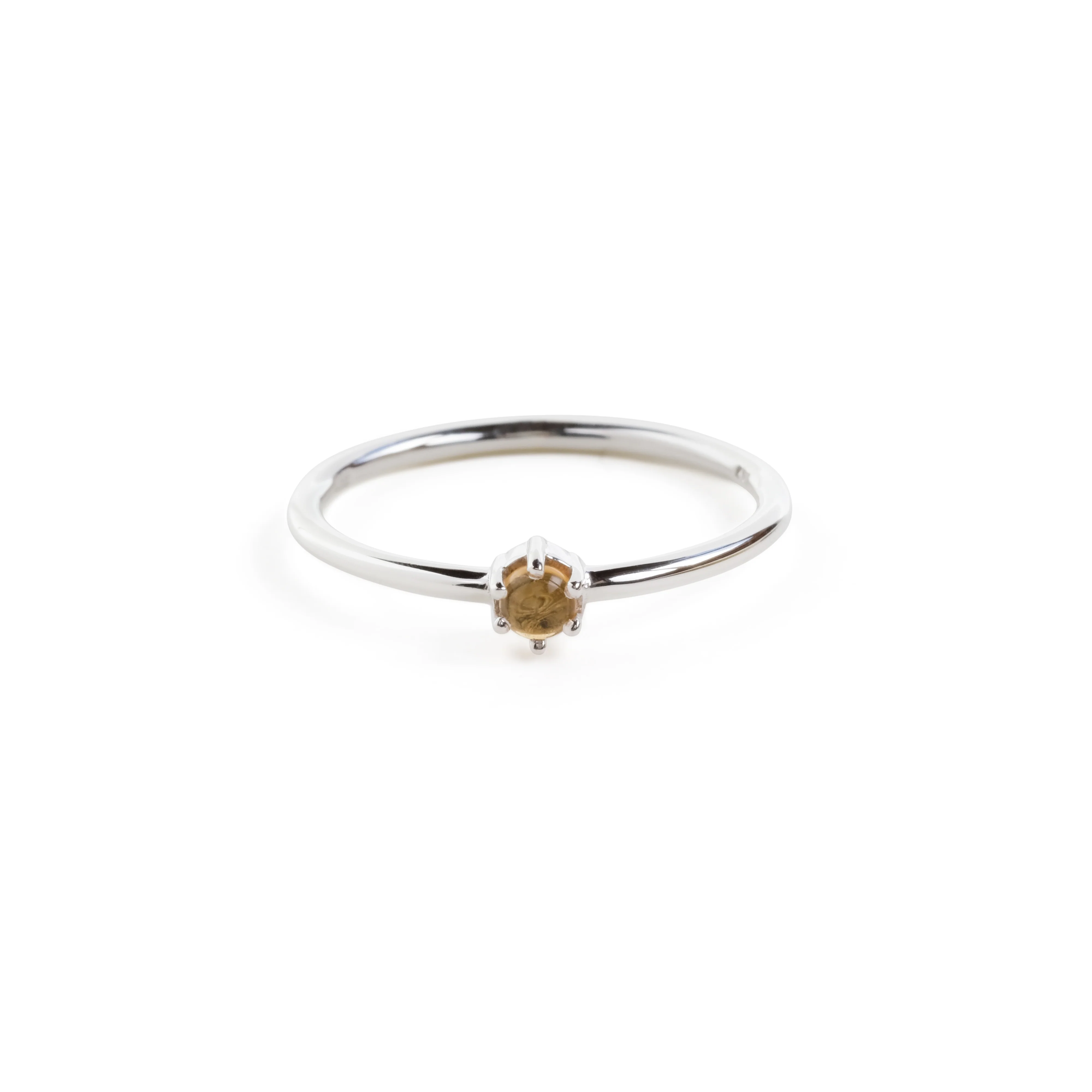 The Portal Ring with Citrine in Silver