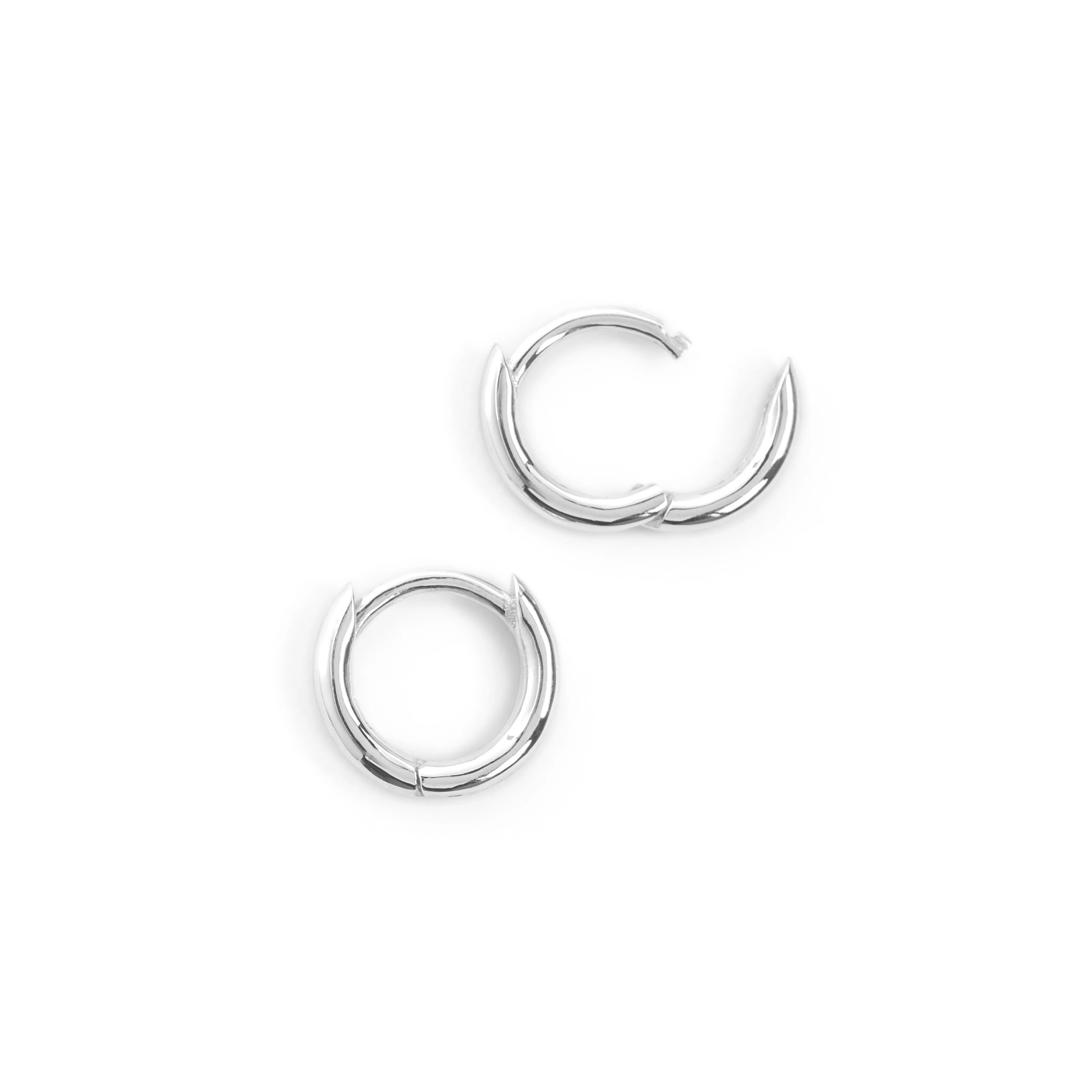 Round - Round Profile - Hinged Sleepers in Silver
