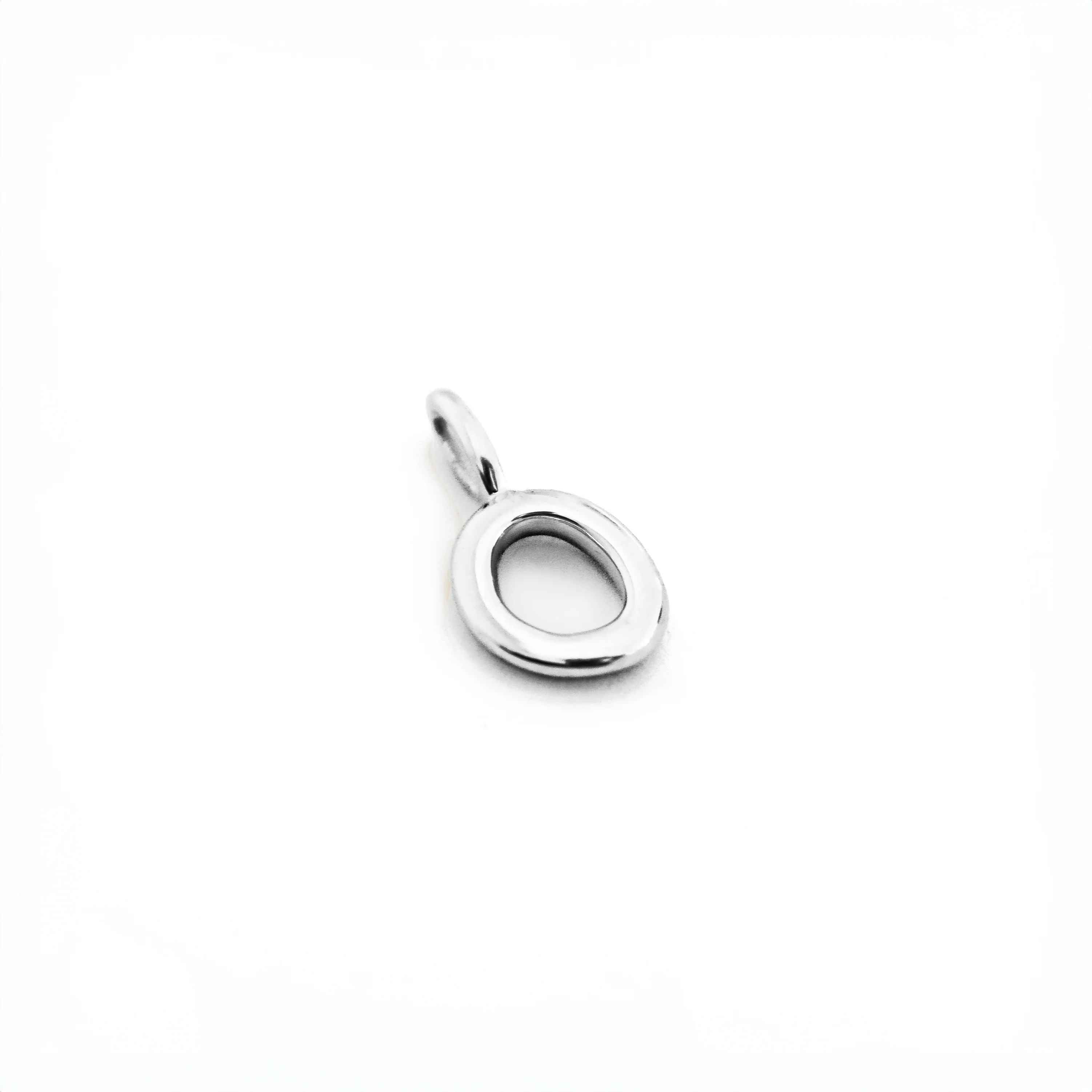 The Halo Charm in Silver