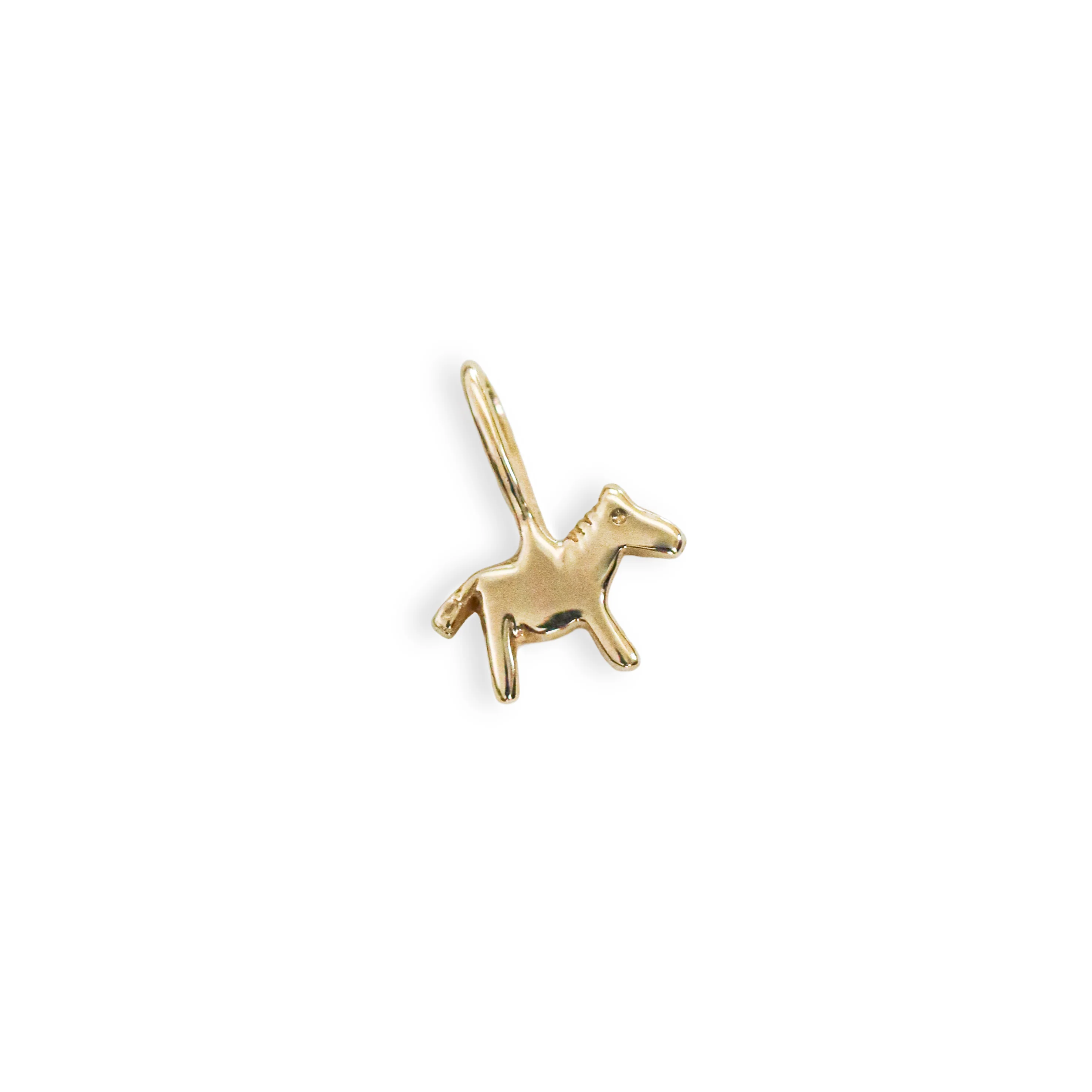 Horse Charm in Yellow Gold