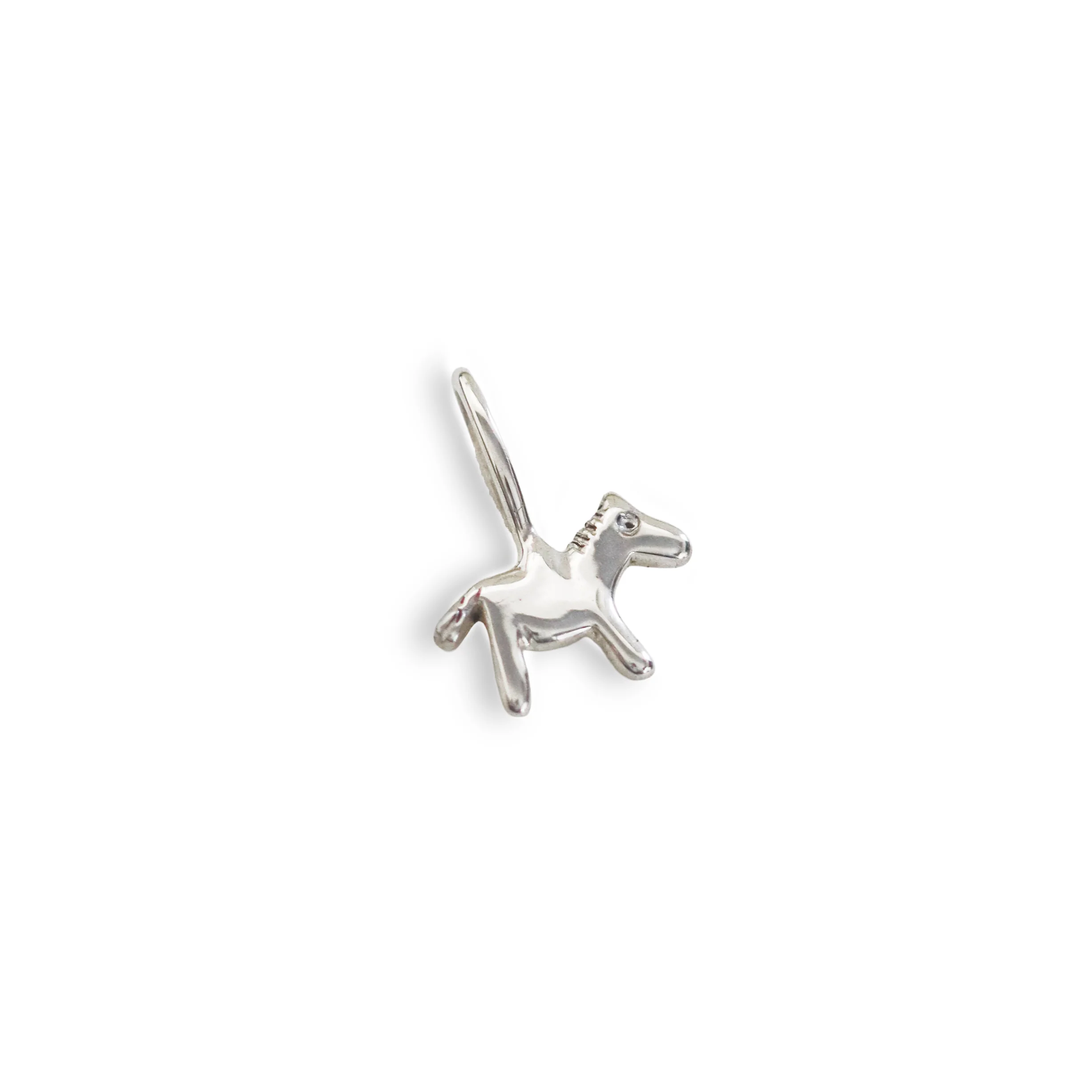 Horse Charm in Silver