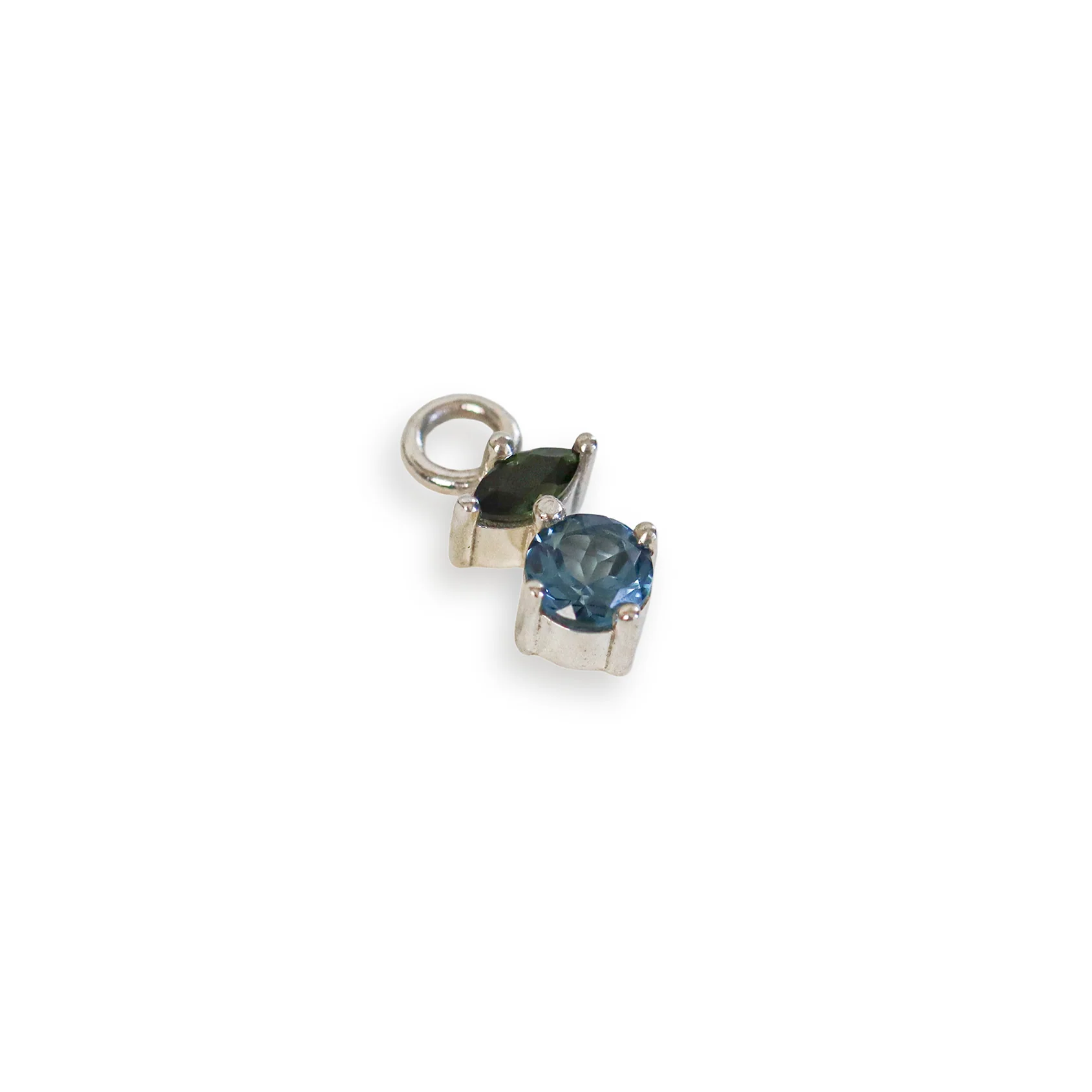 Suncatcher Sleeper Charm Two: with Topaz & Tourmaline in Silver
