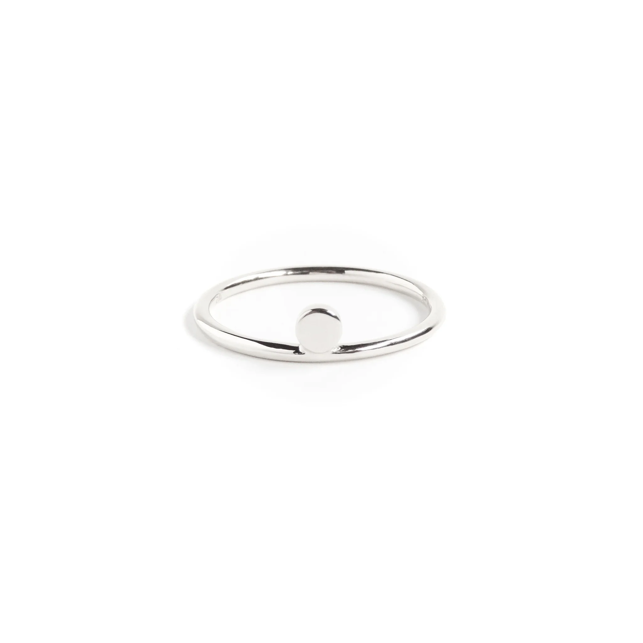 The Dot Ring in Silver