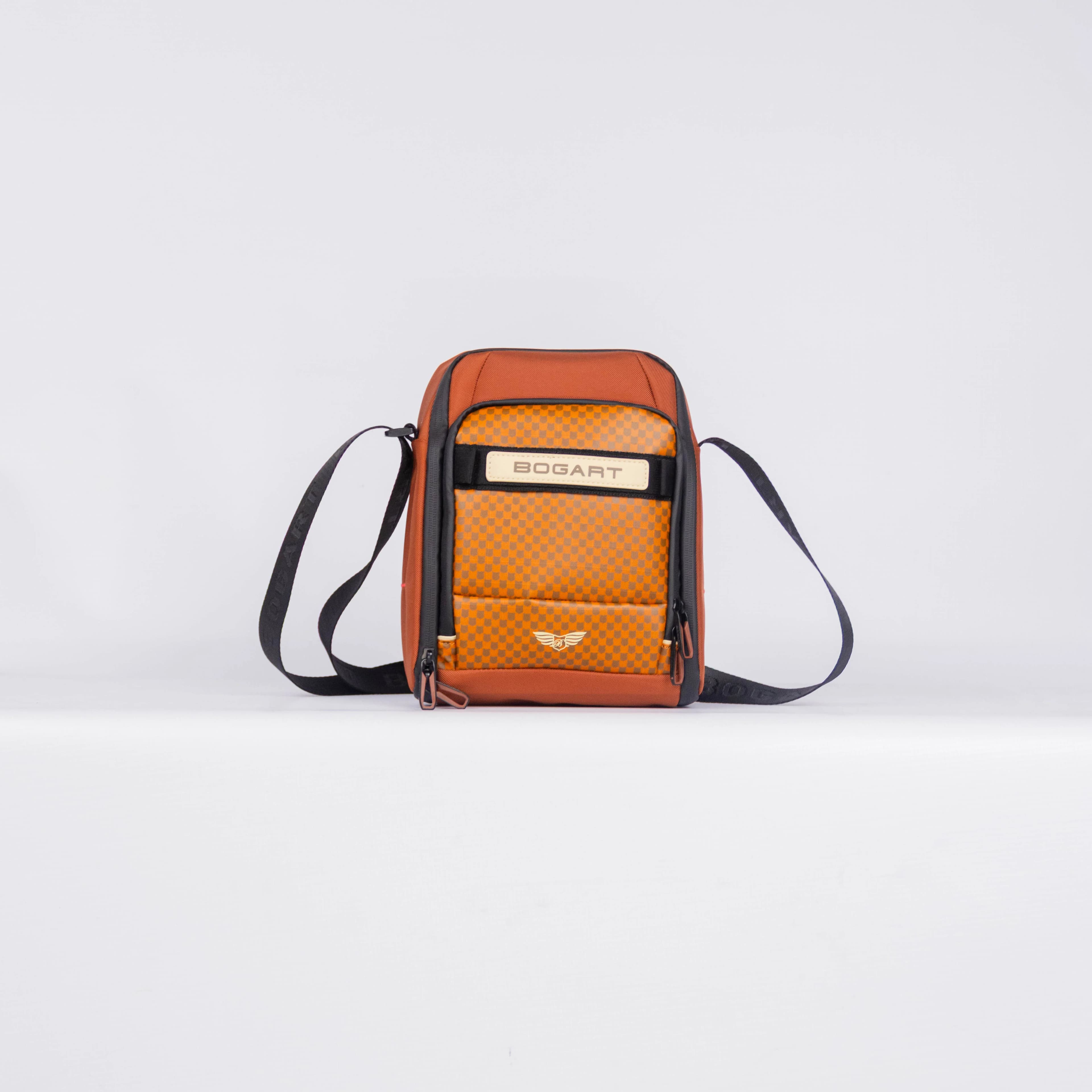 Bogart Ember Checker Crossbody Bag