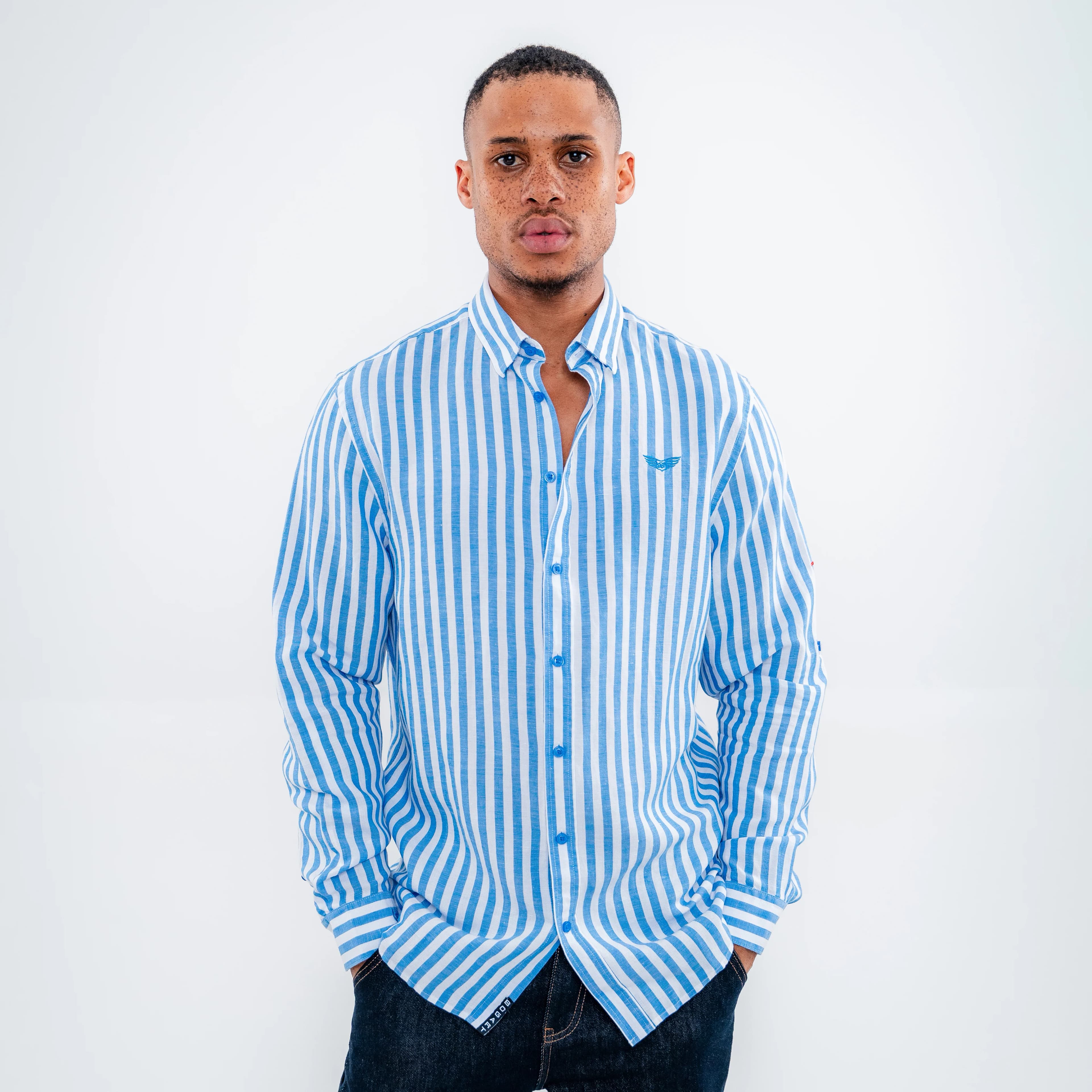 Bogart Line Stripe Shirt