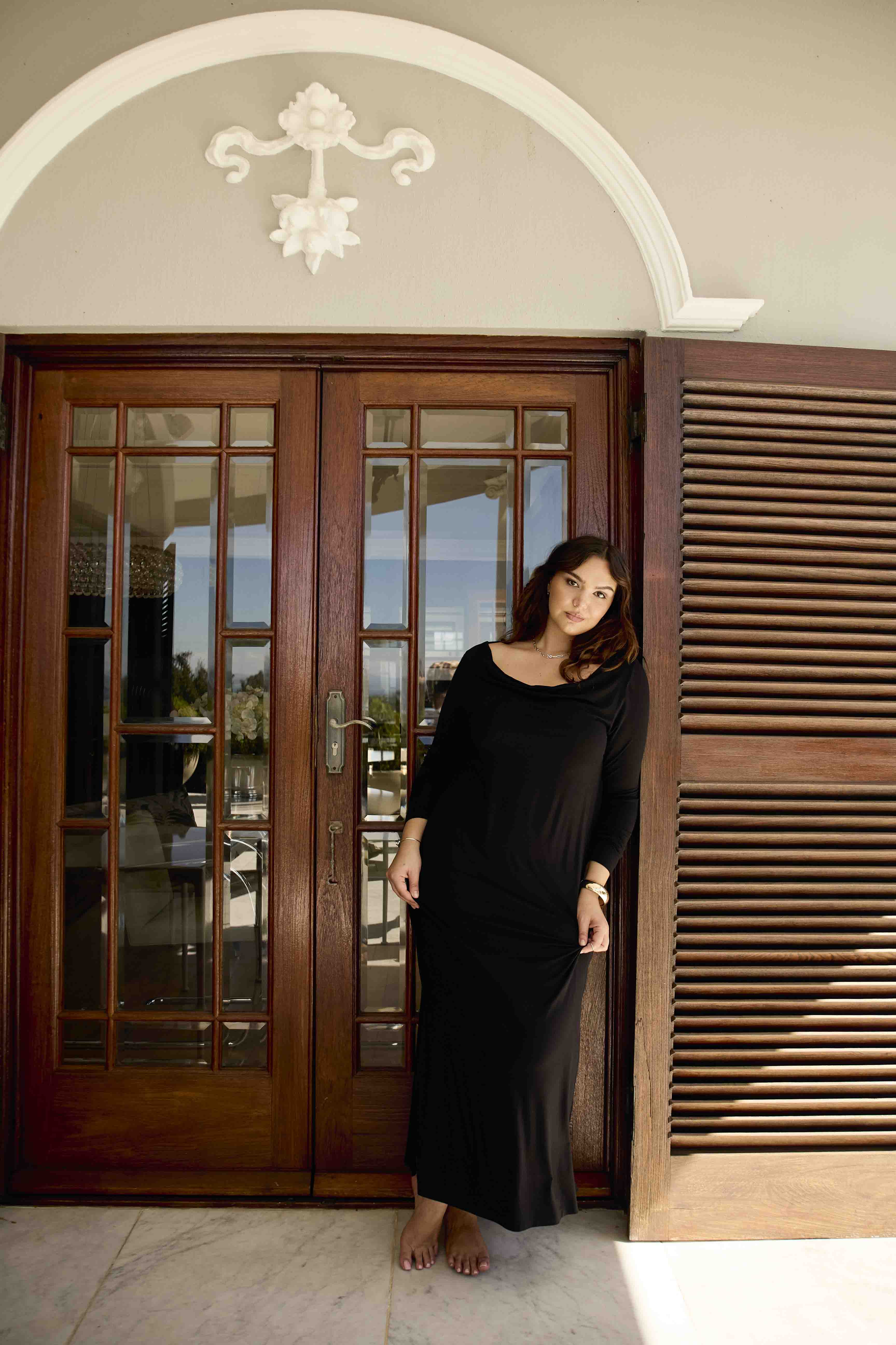 Cowl Neck Dress