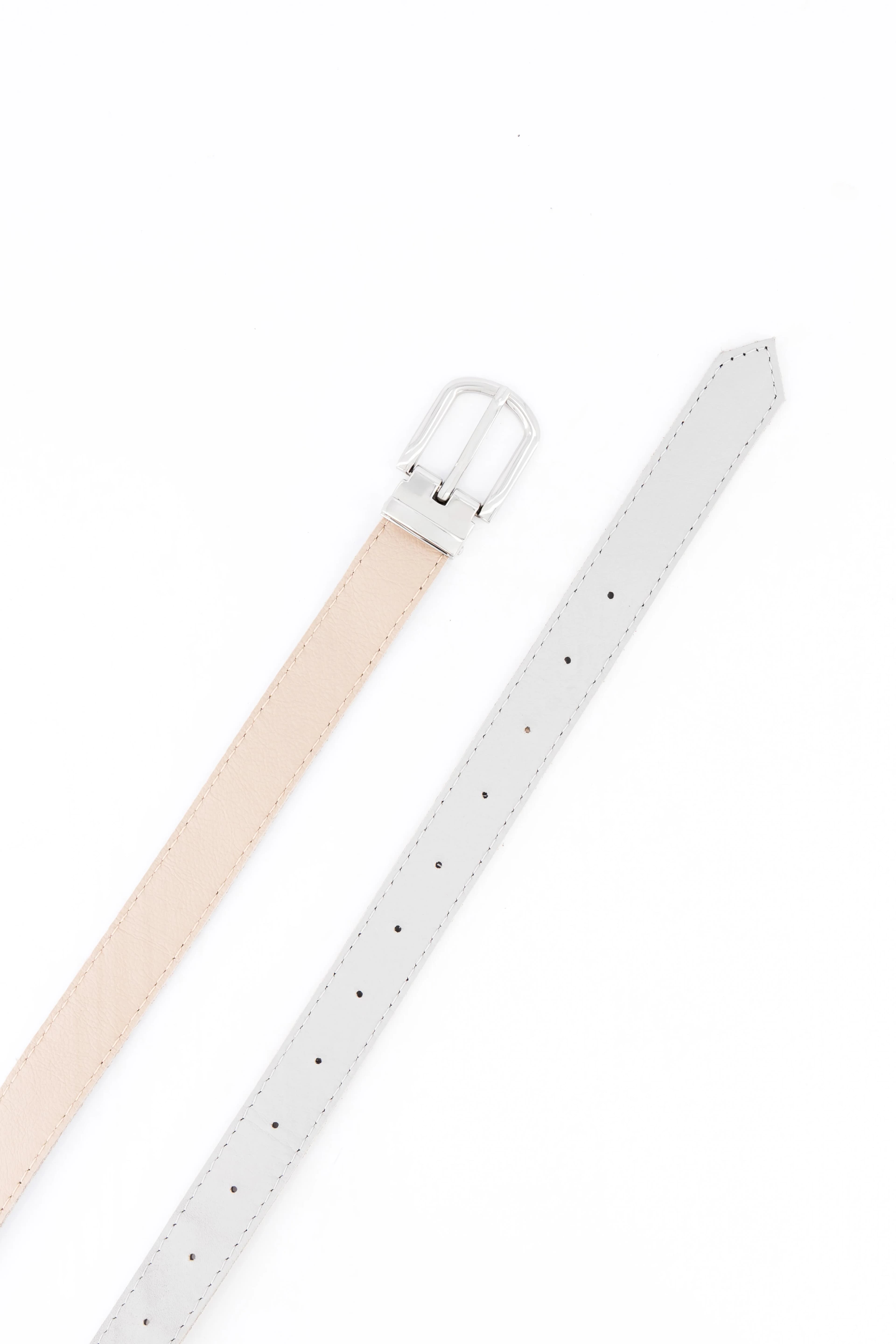Reversible Belt | Dove Grey and Taupe