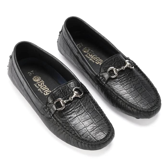 Watamu : Ladies Leather Moccasin In Black