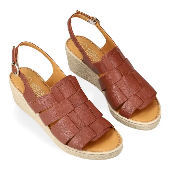 Mtwara : Ladies Leather High-Heel Sandal in Suede