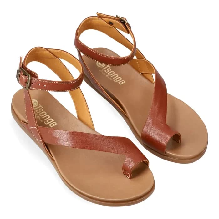Ugalonci : Ladies Leather Sandal in Suede