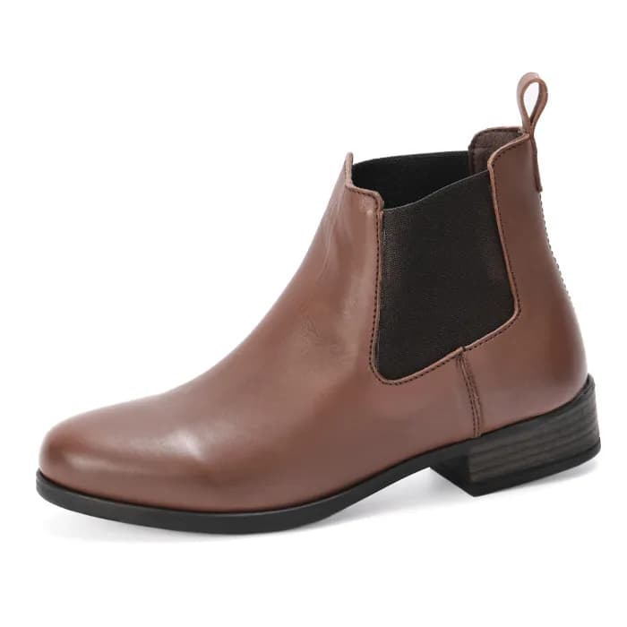 Ennedi : Ladies Leather Ankle Boot in Sable
