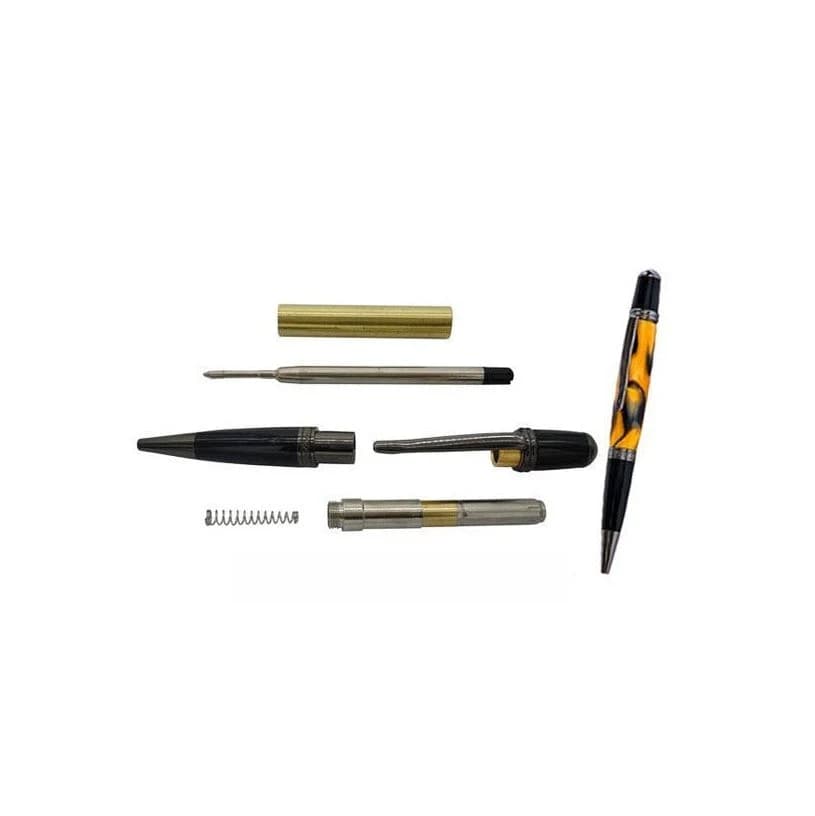 Toolcraft | Pen Kit Sierra Gun Metal & Black Chrome