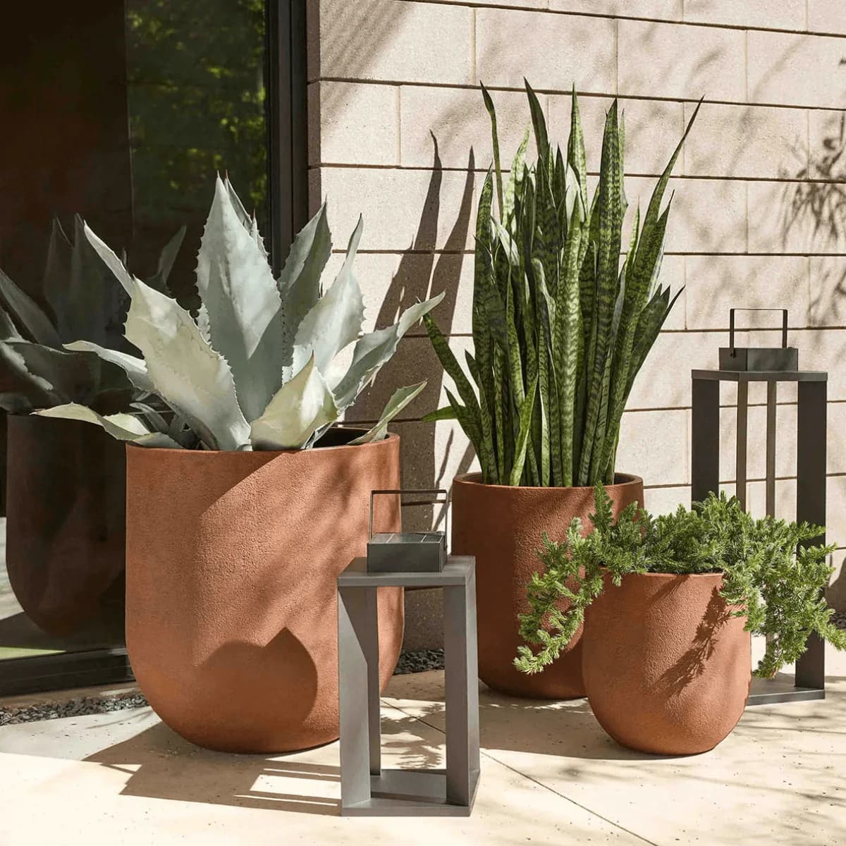 Rustic Cask Planter - Corten Steel