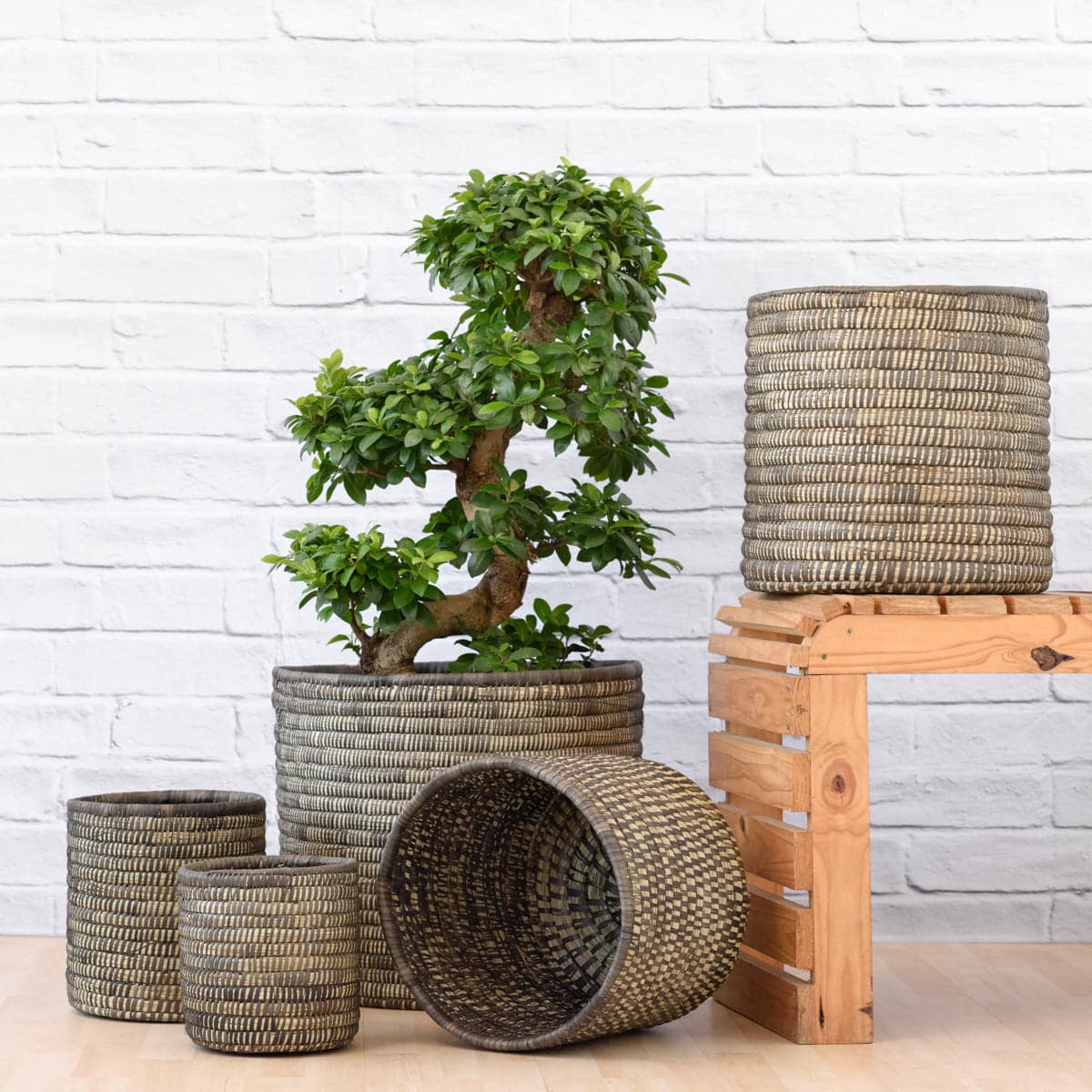 Basket - Sinan Black Stitch