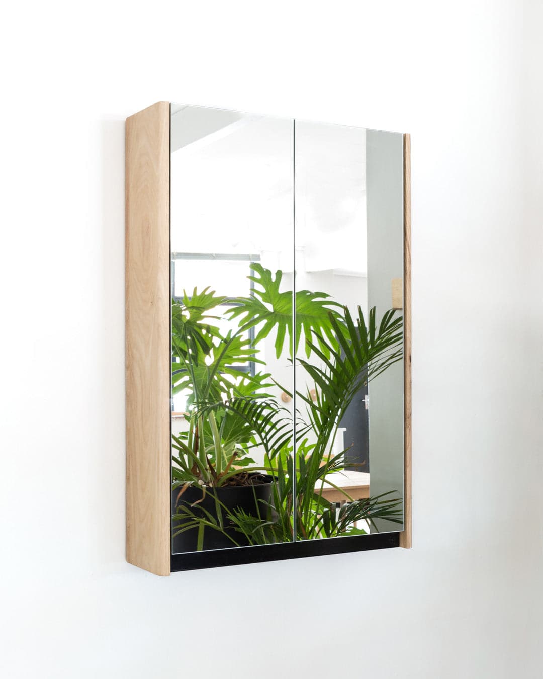 Bathroom Double Door Mirror Cabinet