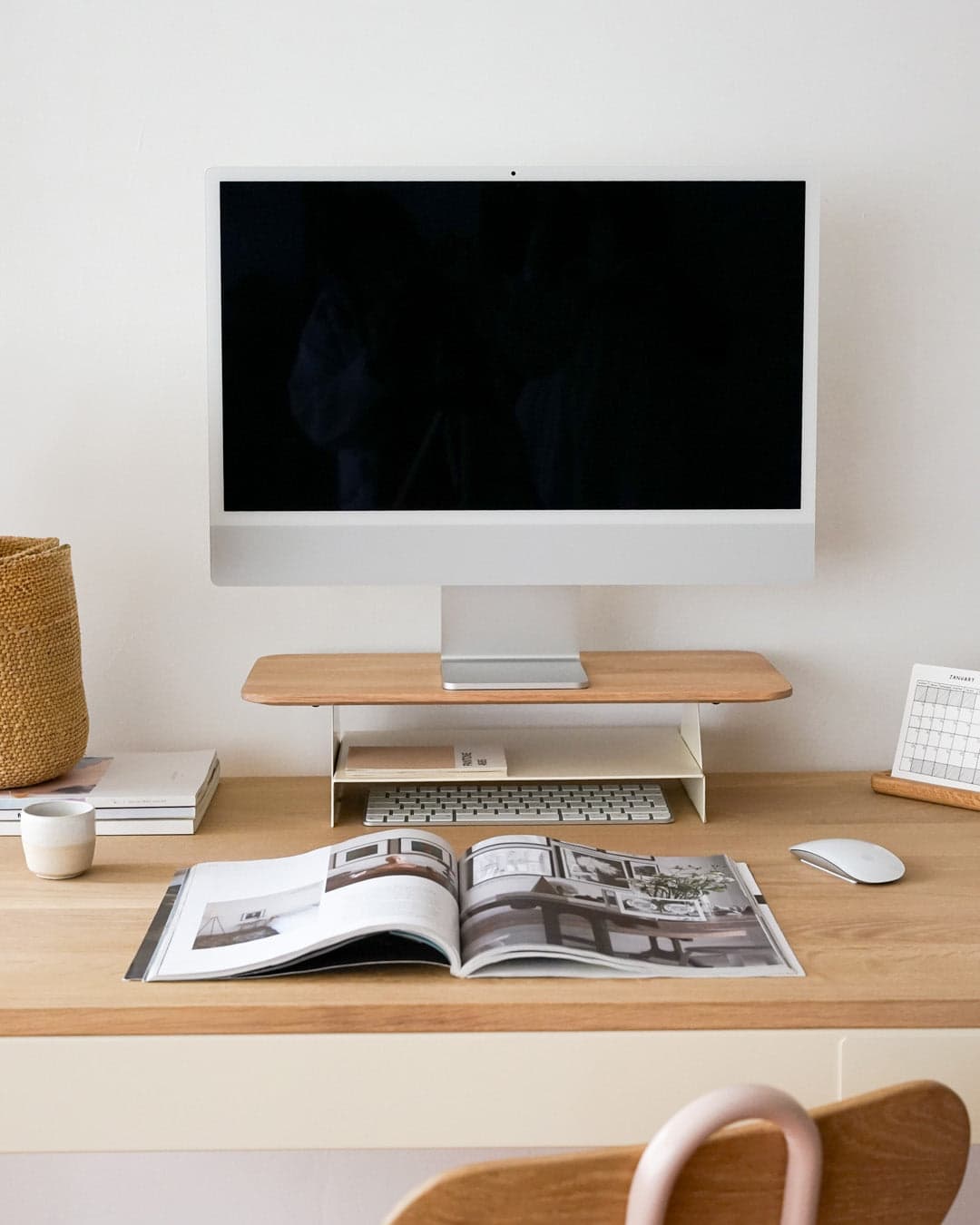 Fold Desktop Monitor Stand - Single