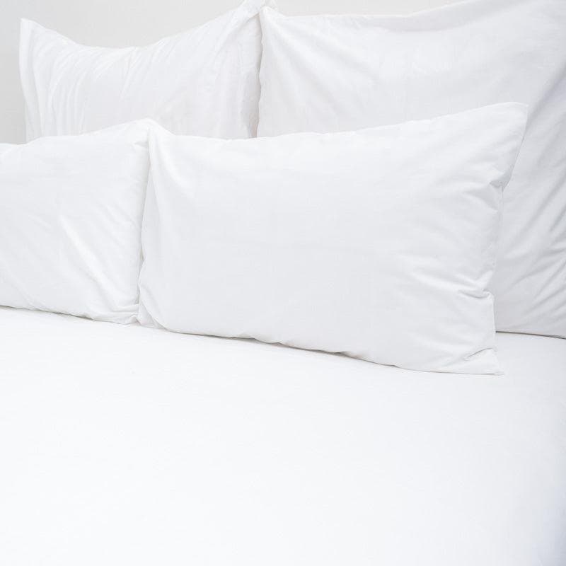 200 Thread Count Cotton Rich Percale Duvet Cover Set White