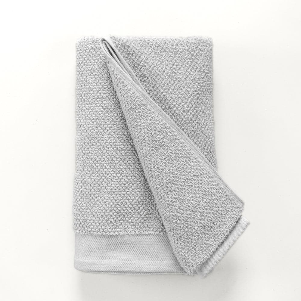 Barcelona Textured Cotton Towel Collection Pearl Grey