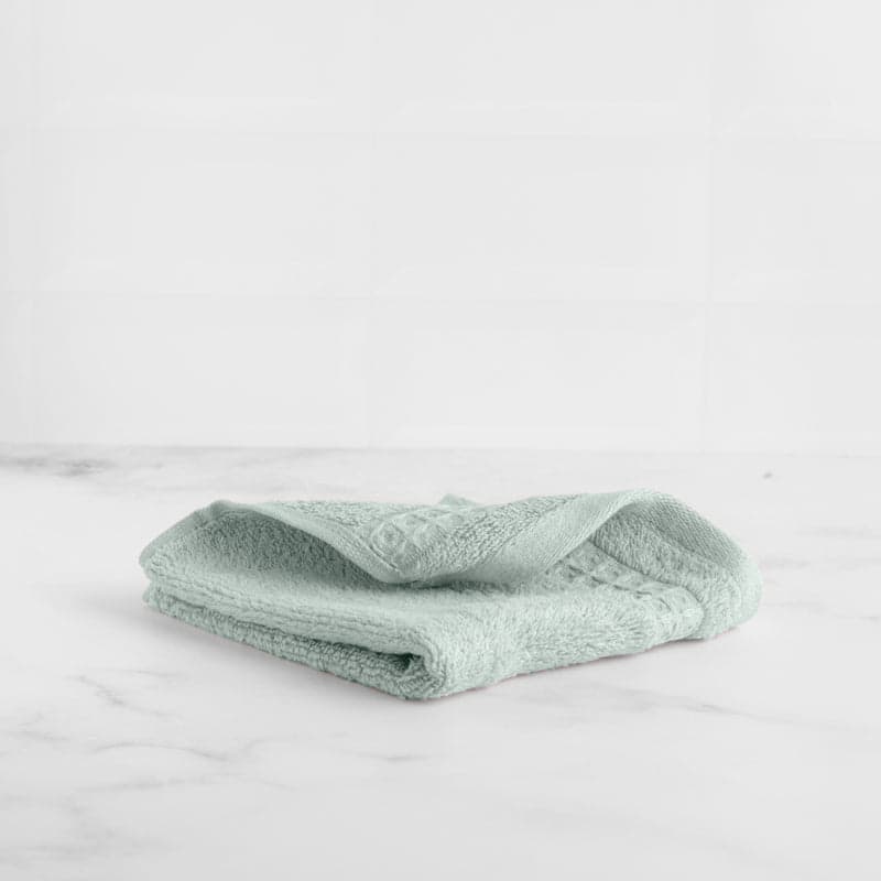 Deluxe Waffle Zero Twist Face Cloth Aquifer