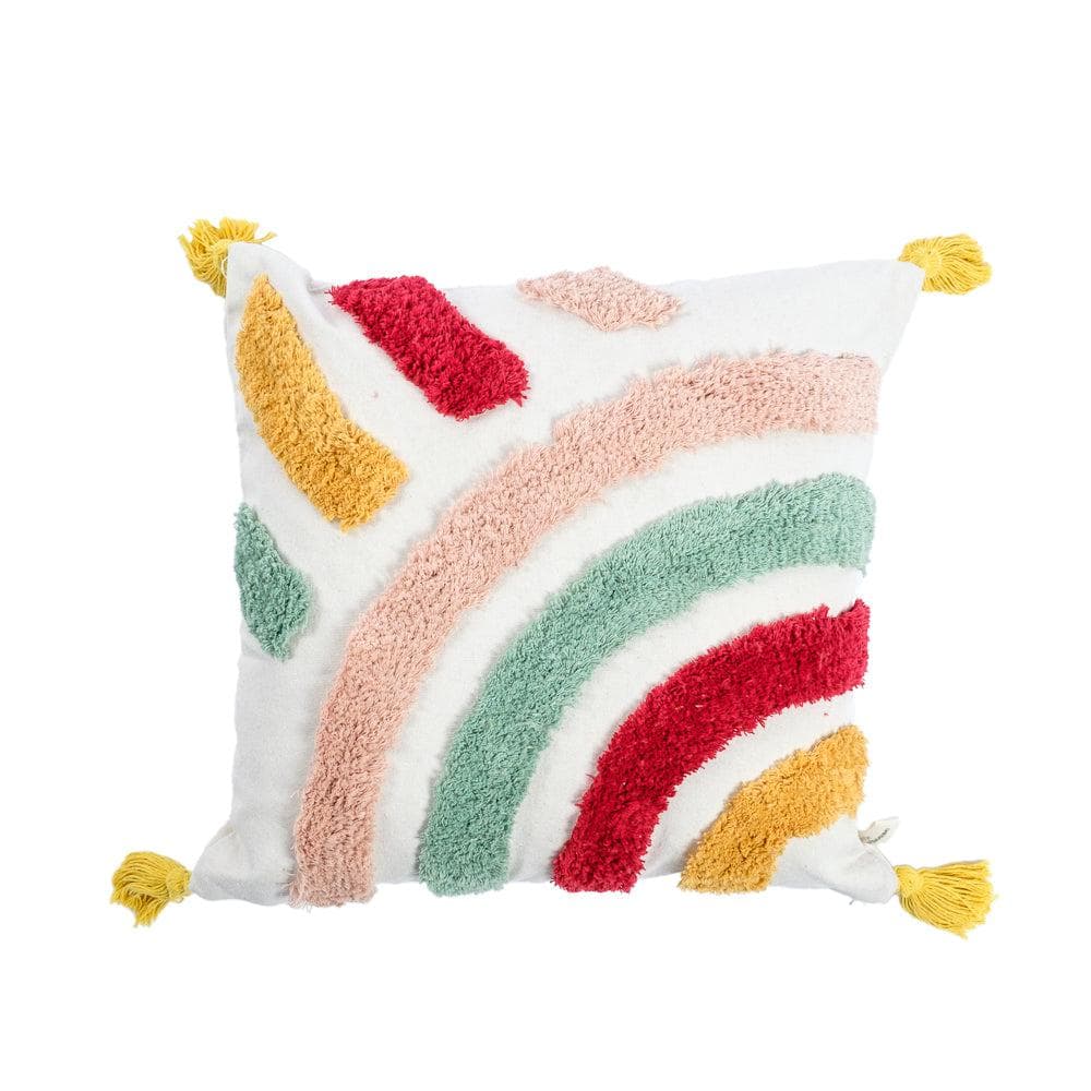 Diagonal Rainbow Embroidered Scatter