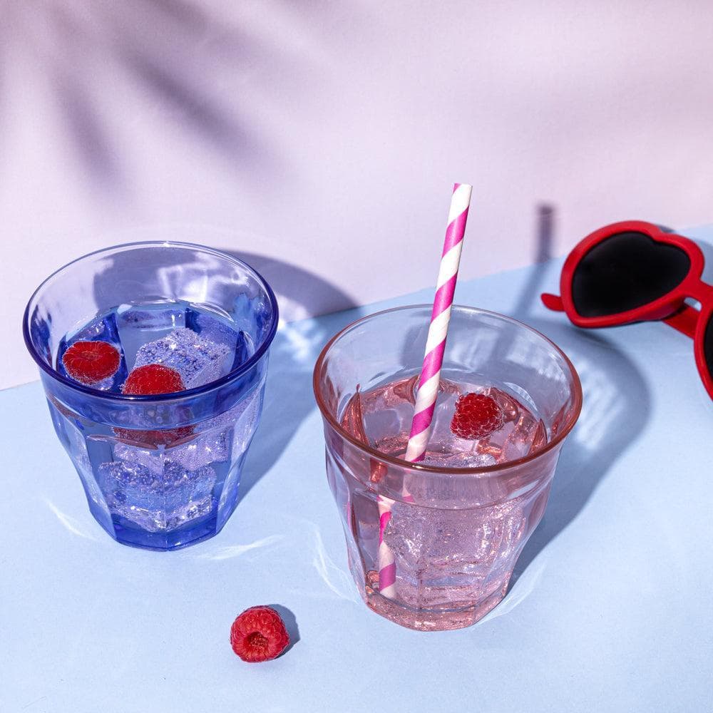 Duralex Le Picardie Sunset Tumbler Blue and Pink Set of 4